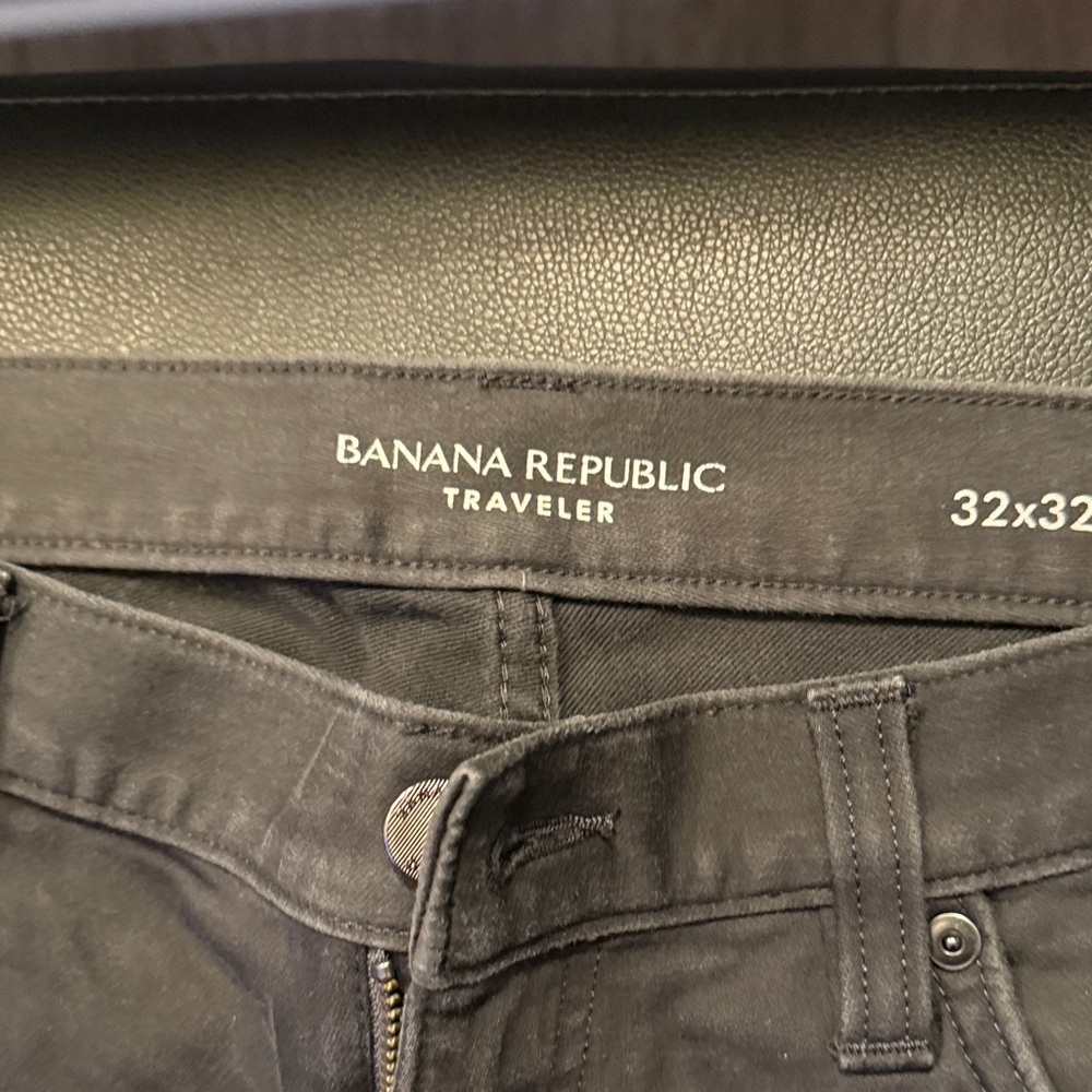 Banana Republic Charcoal Traveler Trousers